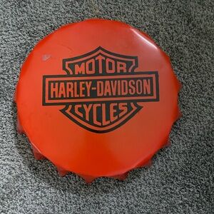 Harley-Davidson Bottle Cap Sign